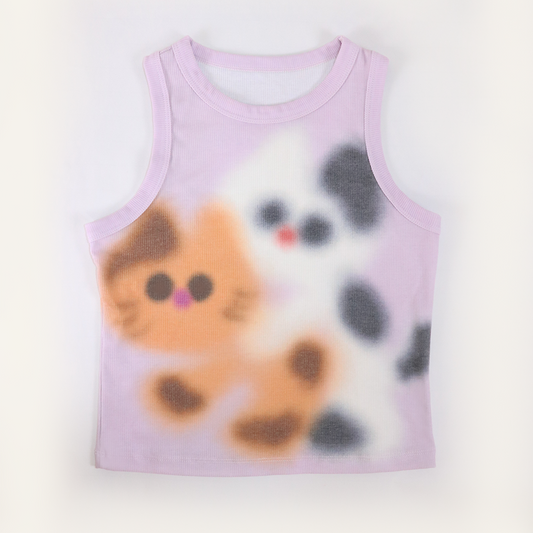 Innocent Pussy Cat Style Vest