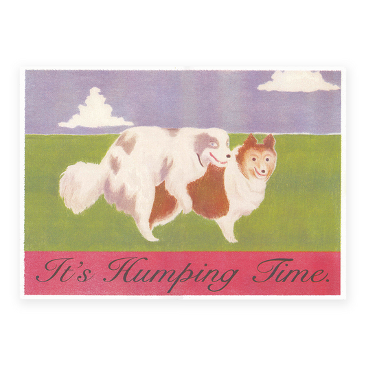 Humping Dog A3 RISO POSTER