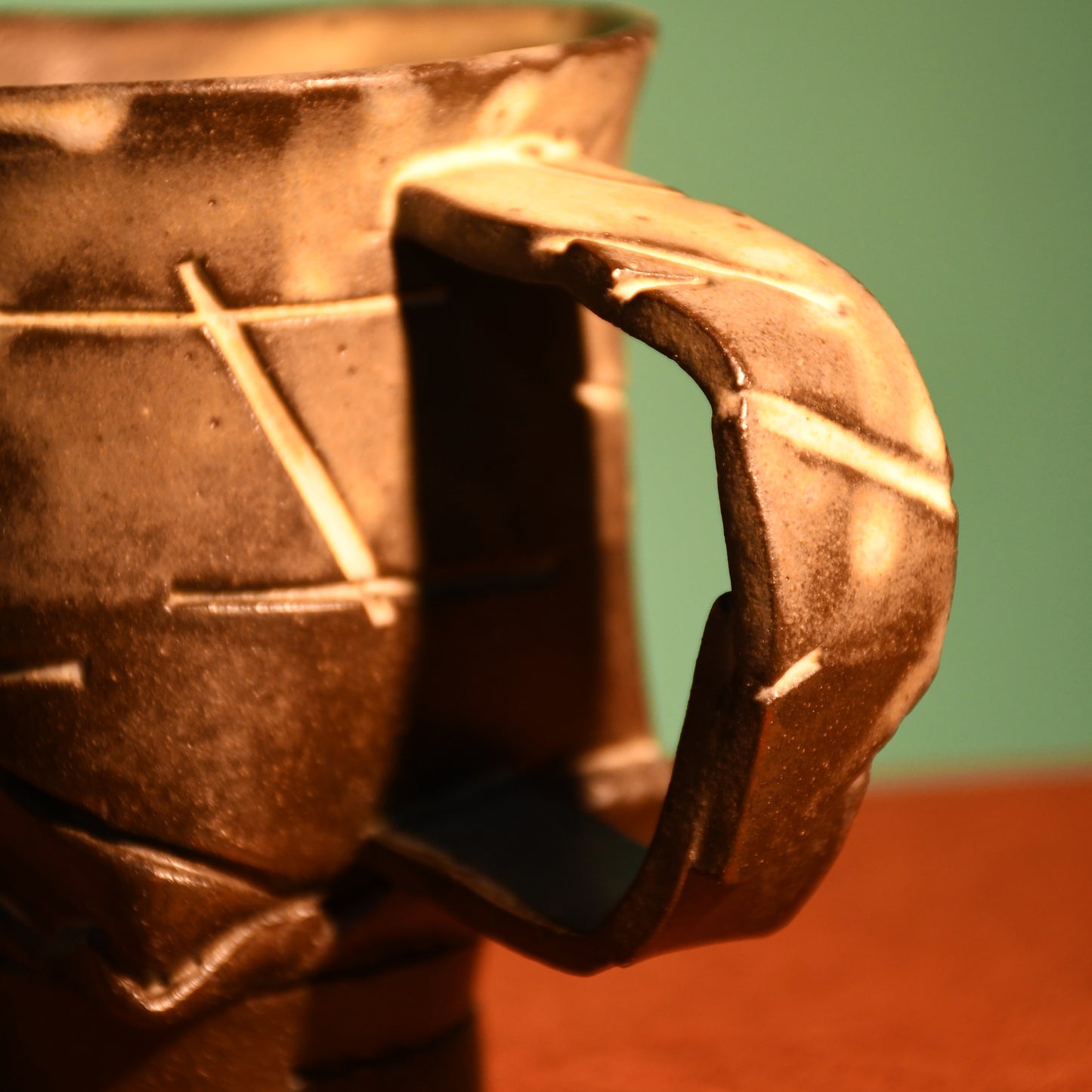 HANDBUILT MUG | BLACK/WHITE |